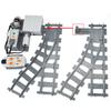 DIY Building Blocks Train Variable Track Switch Motorized Remote Controlled Power Functions Bricks MOC Set Replaced Rocker Leduo