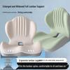 Ergonomic Memory Foam Chair with Lumbar Support for Posture Correction and Pressure Relief