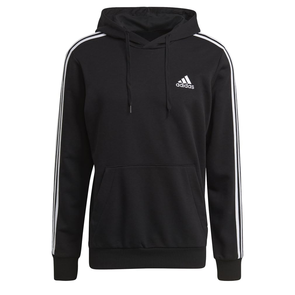 Adidas ESSENTIALS Hoodie and Pants Size Black Men's Set, JO, 29197,