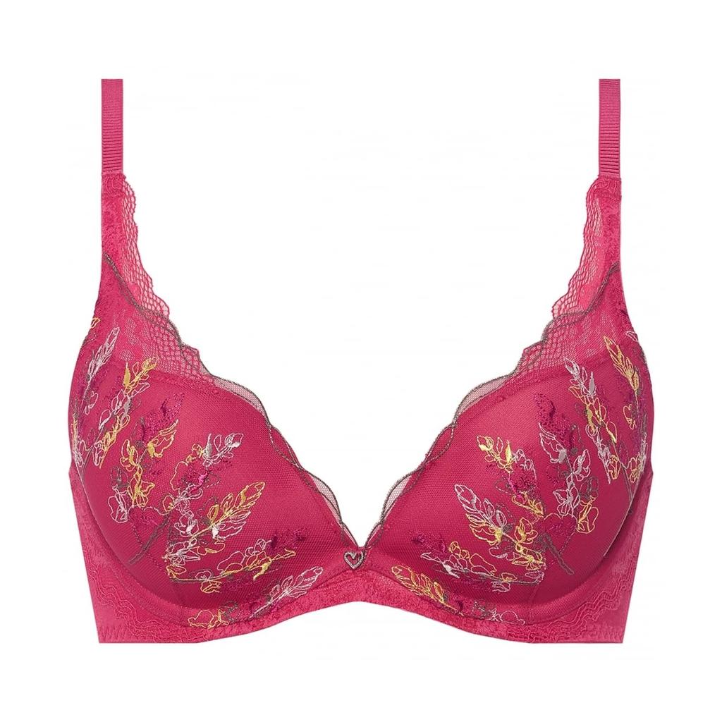AMOSTYLE Dream Bra Deep V AMOSTYLE 25th Anniversary M020 Size F70 Bra, Collection, (Pink),