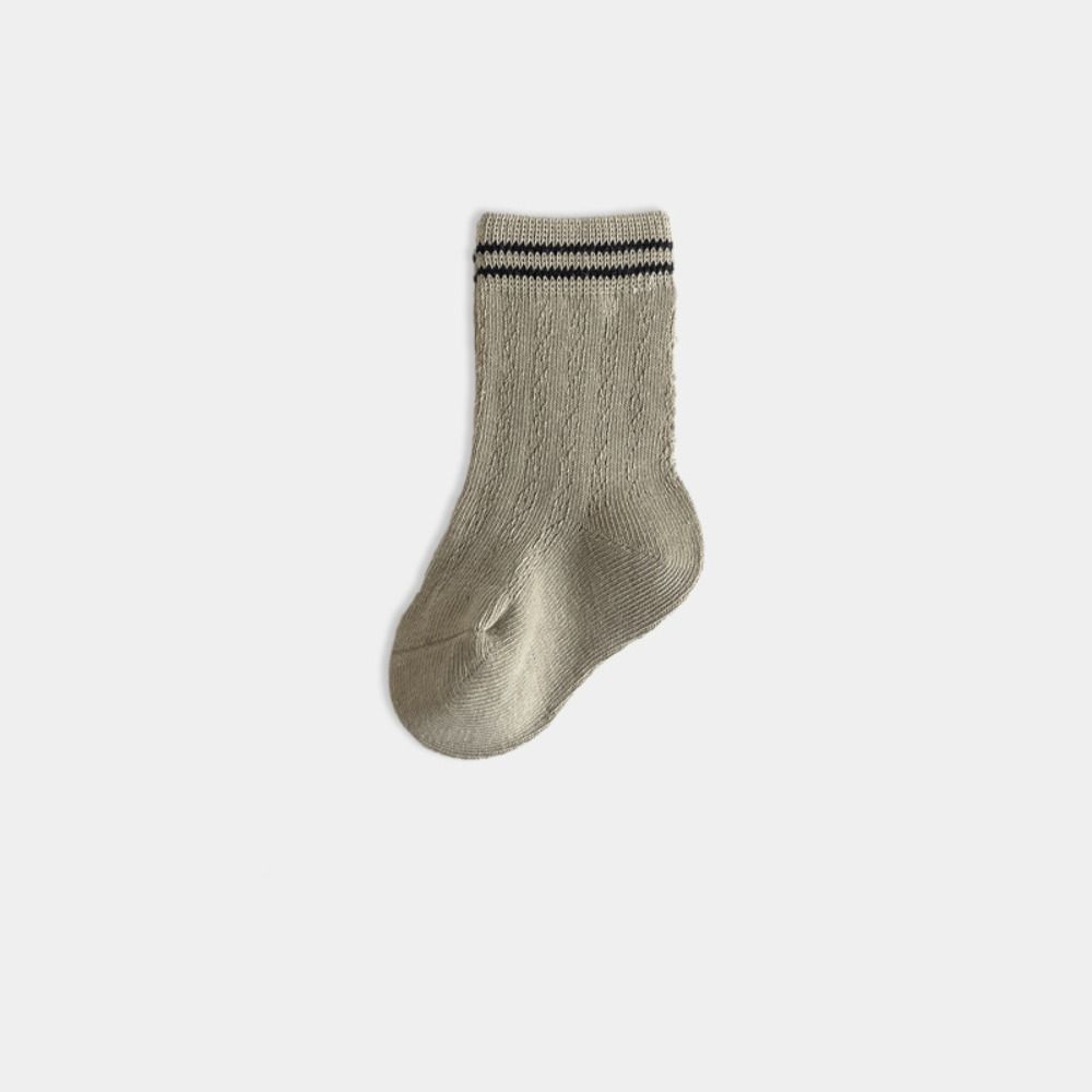 Solid Color Stockings Breathable Short Socks Fashion Mesh Socks  for Children