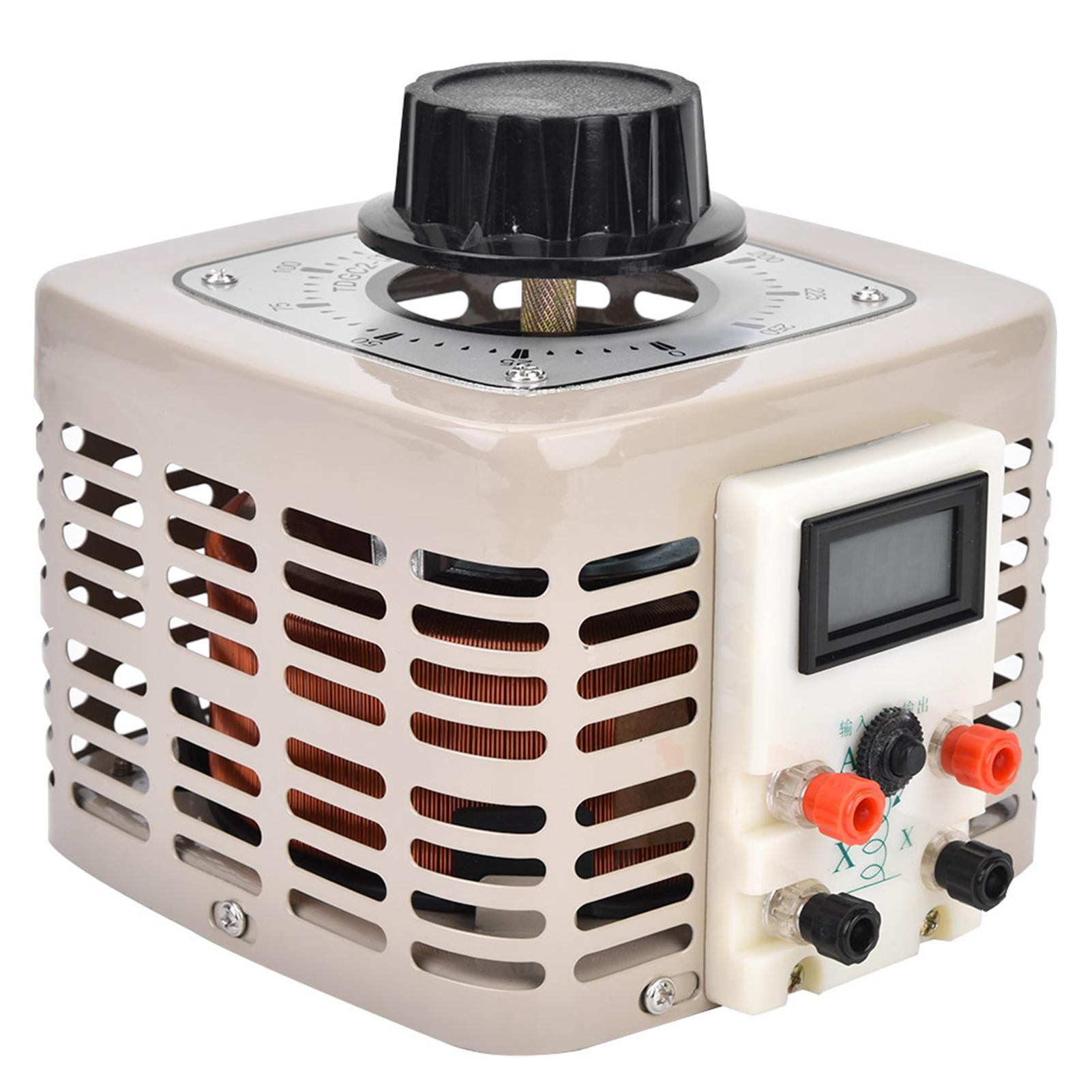 

TDGC2‑1KVA Контактний регулятор напруги 220В 4А Пристрій для перетворення напруги змінного струму