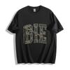 Camo Varsity Letter with Chain Graphic T-Shirt