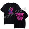 Chris Brown Tour T-Shirt Damen Unisex Mode Lässig HipHop Stil Kurzarm Streetwear
