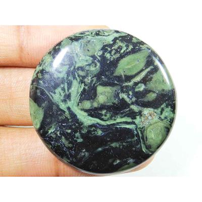 56Cts. AAA Star Galaxy Kambaba Jasper Round Cabochon Loose Gemstone 25X25MM SK-2403