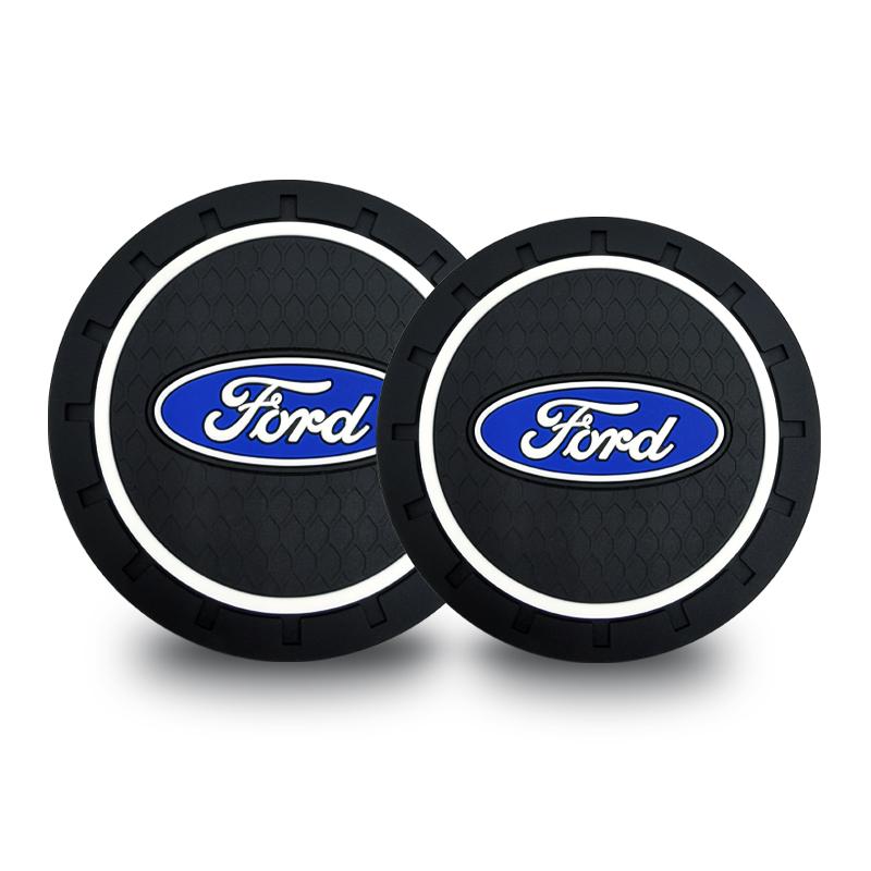 

Автоаксессуары Автомобильный подстаканник Подставка для бутылки с водой Противоскользящий коврик Для Ford Focus Mondeo MK1 MK2 MK4 MK3 Fiesta ST Line Transit Escape Fusion Explorer 2Pcs