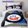 FC Hansa Rostock Pattern Bedding,Quilt Set Quilt Cover Pillowcase Home Birthday Gift (1 * duvet cover + 2 * pillowcase, without core)