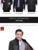 Velvet-Lined Thick Jacket for Men (Ages 60-70) - Warm Autumn/Winter Outerwear