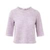 Sequin Knit Seven-Quarter Sleeve Pullover Top