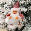 New Year Standing Hooded Santa Claus Creative Christmas Decorations New Christmas Gifts Pendant