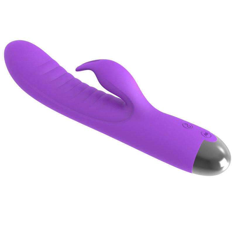 G Spot Rabbit Powerful Vibrator Sex Toys for Woman Clitoris Stimulator Double Penetration Vibrating Dildo Vagina Masturbation