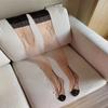 Cuban Heel Foot Shaped Stockings Ladies No Elasticity Sheer Silk Stockings Pole Dance Sexy Lingerie Slim Medias De Mujer