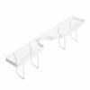 No-Drill Faucet Sink Shelf Large Capacity Faucet Drain Organizer Sink Drying Rack  Mirror Front