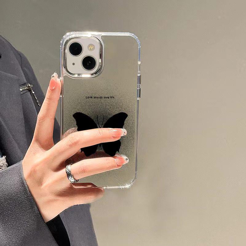 Rendered Butterfly iPhone 17 Pro Max Mirror Surface High-End Phone Case