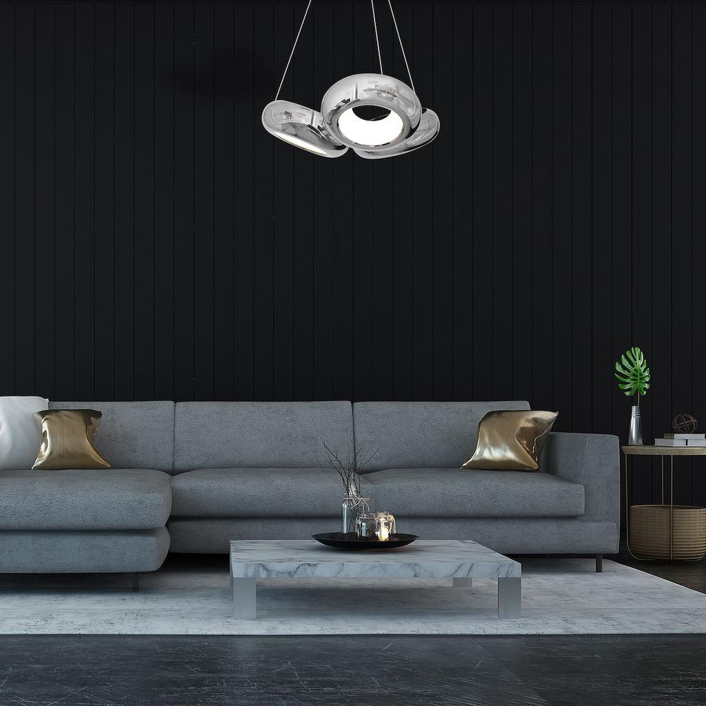 Lampa Wisząca Mercurio Led Chrom Milagro Ml329