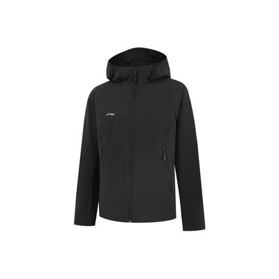 Li Ning Gruppenkauf-Serie Rückenaufschrift Hoodie Reißverschluss Vielseitig Lässig Sportlich Windjacke Damen Oberbekleidung AFDVF92-1