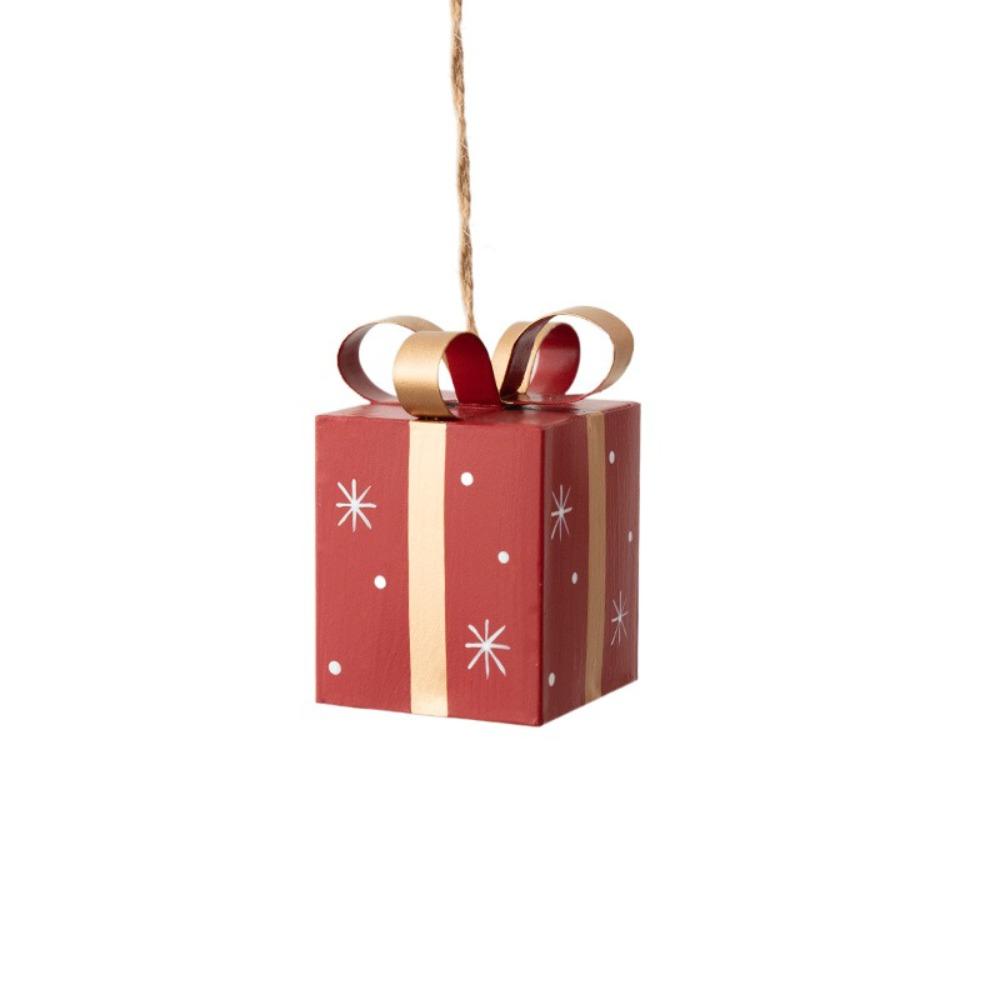 

Iron Christmas Tree Pendant Gift Bag Xmas Ornaments Navidad Christmas Gift Pendant Home Decoration