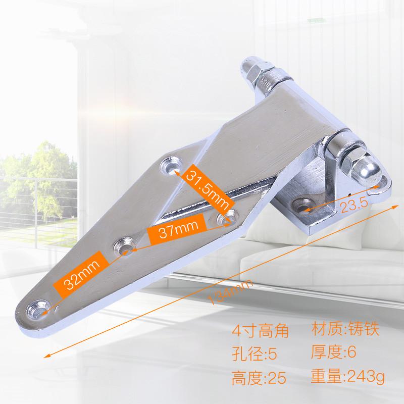 Adjustable Cold Storage 90 Degree Door Hinges Cooler Freezer Oven Doors Hinge Cabinet High Foot Hinge Industrial Hardware