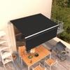 Retractable Awning with Valance 3x2.5 M Anthracite