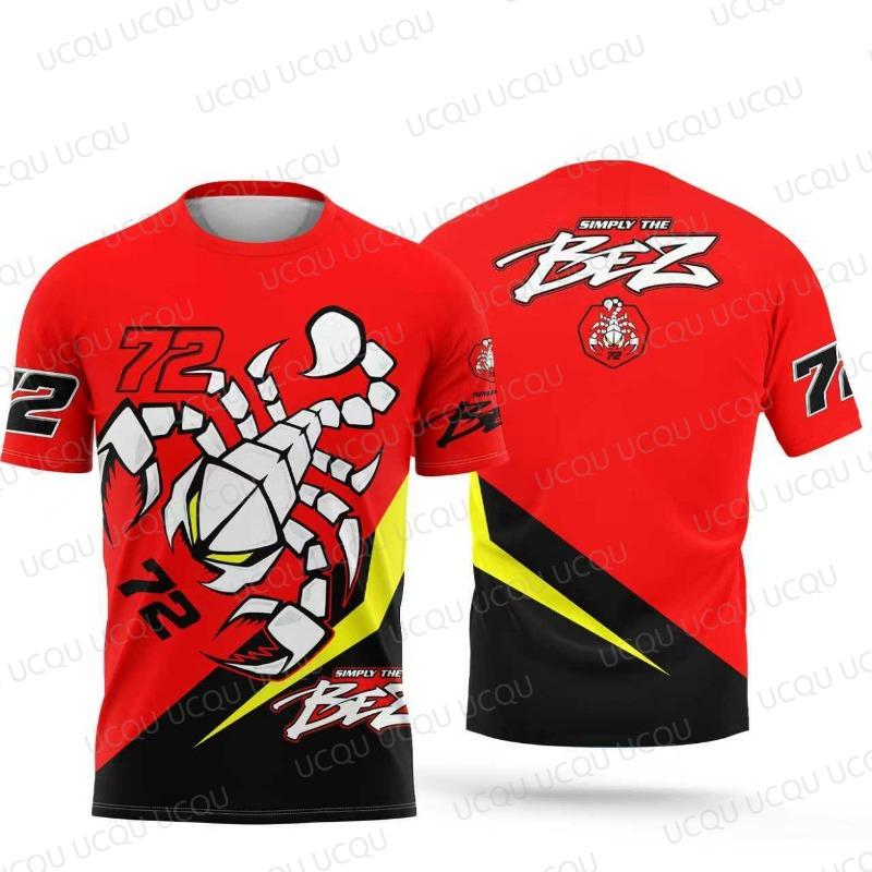 T-shirt da Corsa per Moto Nuova 2026 - Pilota #89 Jorge Martín & Pilota #72 Marco Bezzecchi Maglietta Casual per Fan da Uomo e Donna