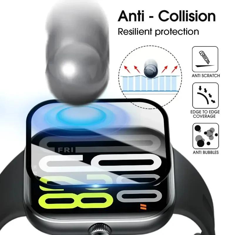 Verbundfolien-Schutz für Redmi Watch 5 Gebogener Displayschutz für Redmi Watch5 Ultra-HD Vollschutzzubehör