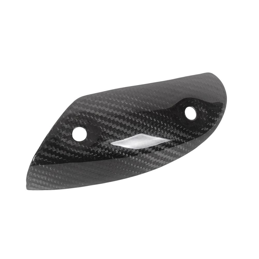For Ducati Diavel 2010 2011 2012 2013 2014 2015 100% Carbon Fiber Exhaust Pipe Cover Fairing Part Kit Motorcycle Modification Gloss Twill