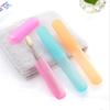 5pcs Portable Travel Toothbrush Storage Box Hiking Camping Toothbrush Holder Case Box Tube Cover Toothbrush Protect Holder Case