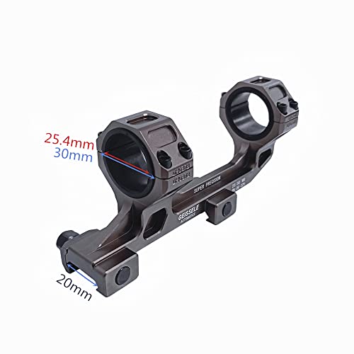 HWZ GEISSELE Type 30mm/25mm Scope Mount Ring Mount Base Spirit Bubble Level (Dark Earth/No Level)