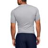 Men's Under Armour RUSH HeatGear Short Sleeve Gray 1353449-011