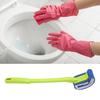 Toilet Brush Clnser   Soft   Curved Design Bathroom Clning Scrubber Tool