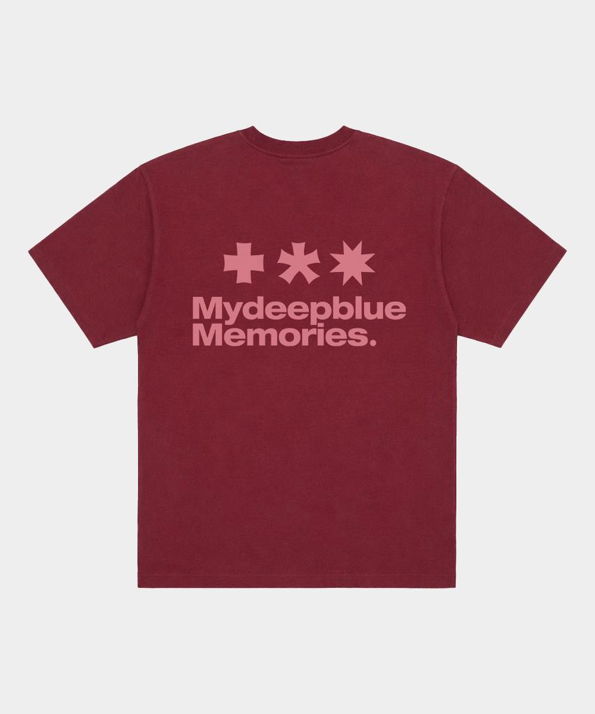 Maidibbeullumemolijeu Mm Symbol Logo T-Shirts (Burgudny)