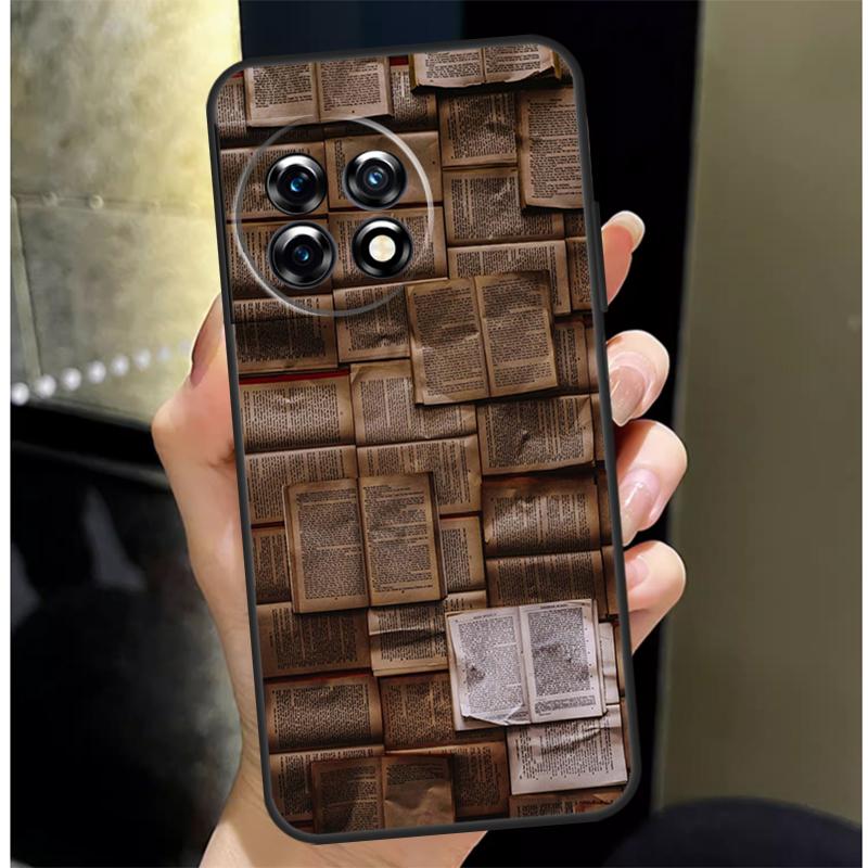 Book Lover Cover For OnePlus Nord 3 2 CE 4 Lite N20 N10 N30 OnePlus 8T 10T 13 13R 12 12R 11 10 Pro Case