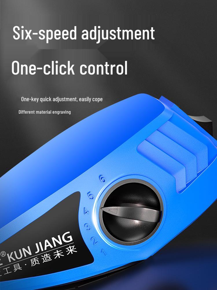 Compact Electric Engraving Pen for Metal, Stone, and Concrete