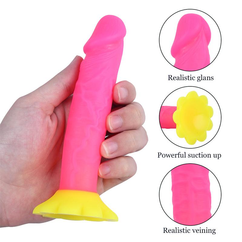 Small Obscene Stick Female New Unique Chrysanthemum Chassis Double Layer Silicone Small Penis Simulation Mini Penis