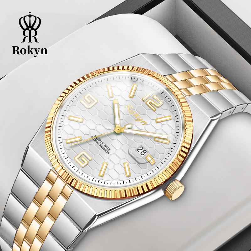 Luxury Men's Waterproof Quartz Watch with Calendar - Land Rover Style