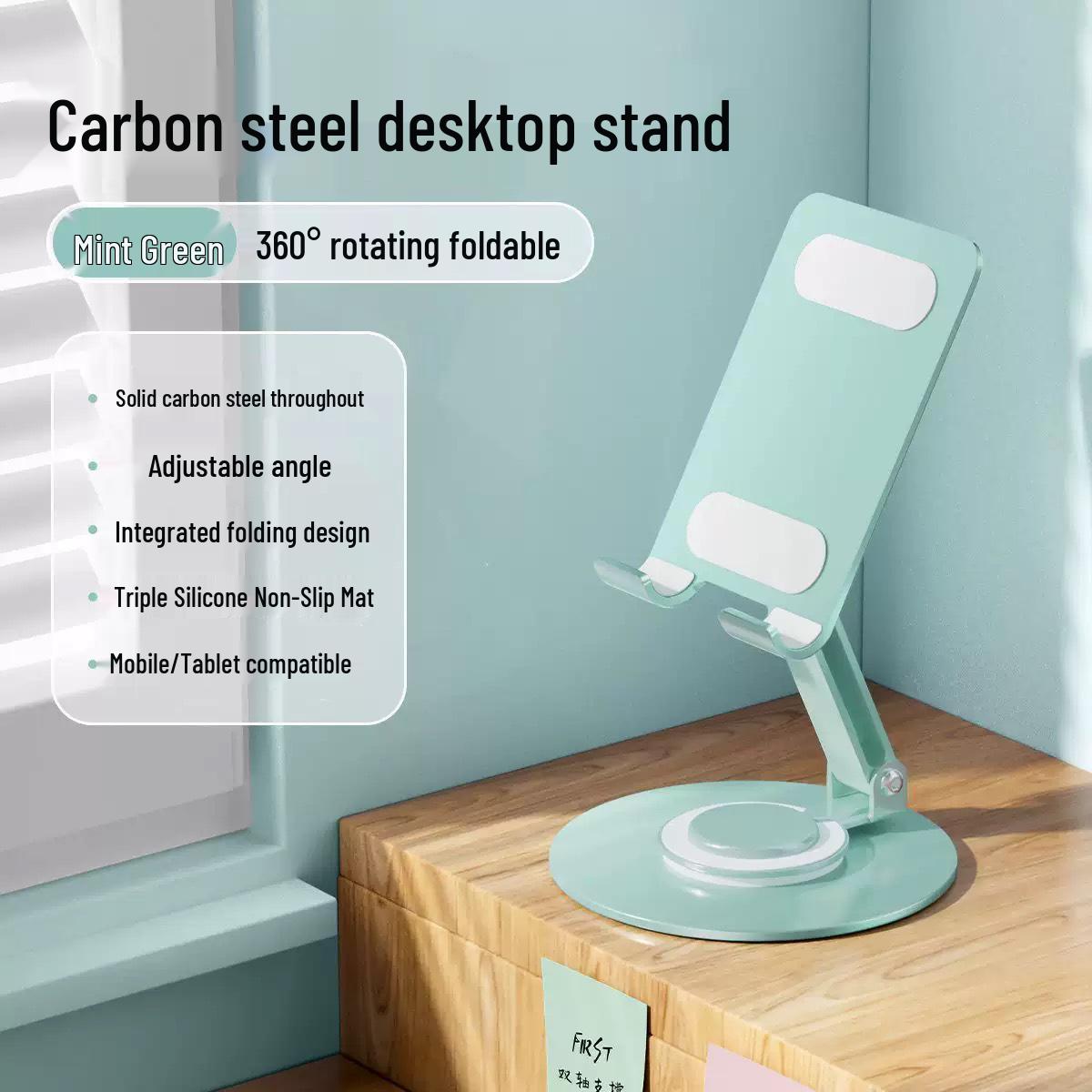 

Creative Macaron Color Rotating Phone & Tablet Stand - Portable, Foldable, Desktop Accessory for Lazy Users