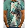 Men's Animal Tiger Totem 3D Printed T-Shirt Street Top Creative Daily Leisure Sports Fashion Trend Personalized Neutral Clothing