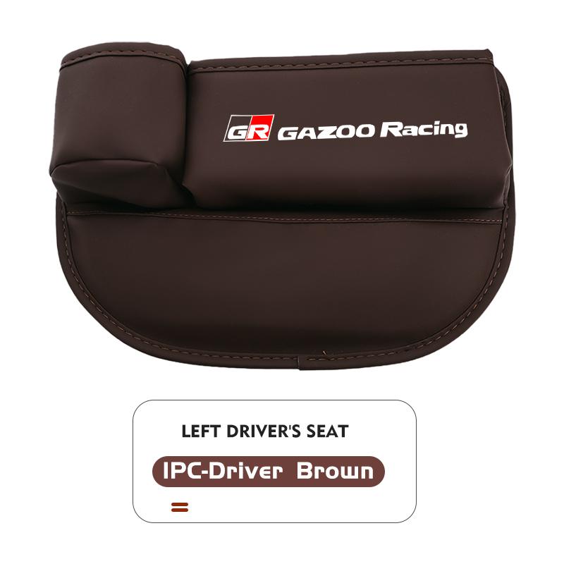 Car Seat Gap Storage Box Leather Organizer with Cup Holder For Toyota Crown GR GM Corolla YARIS Auris C-HR Hilux Vios Prius