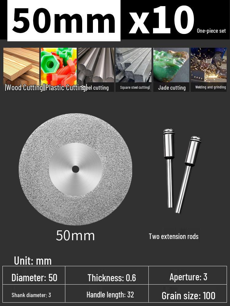 Diamond Electric Drill Grinder Cutting & Sanding Disc Set