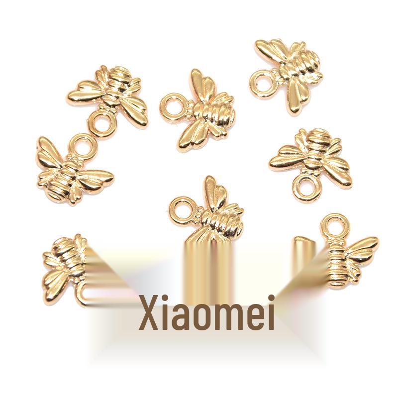 Multicolor Retro Little Bee Alloy Pendant for DIY Jewelry Necklace/Bracelet Charm