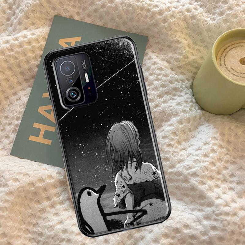 Oyasumi Punpun Cover For Xiaomi 12T 11T Pro 12 13 Lite Case For POCO X5 X3 Pro X4 F4 GT F3 M5s F5 Pro Coque