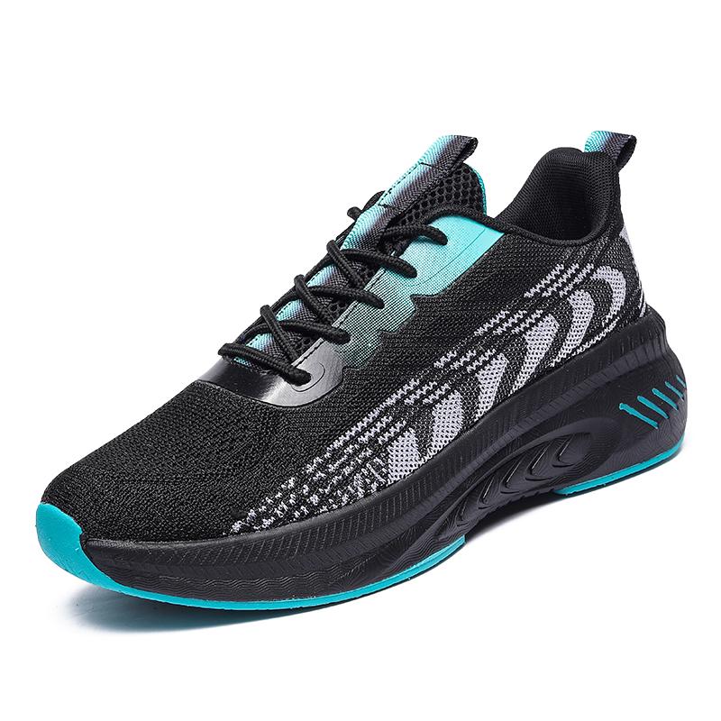 Mens Running Shoes New Trendy Breathable Mesh Sneakers Anti Slip Wear-resistant Outdoor Fitness Training Jogging Shoes Man