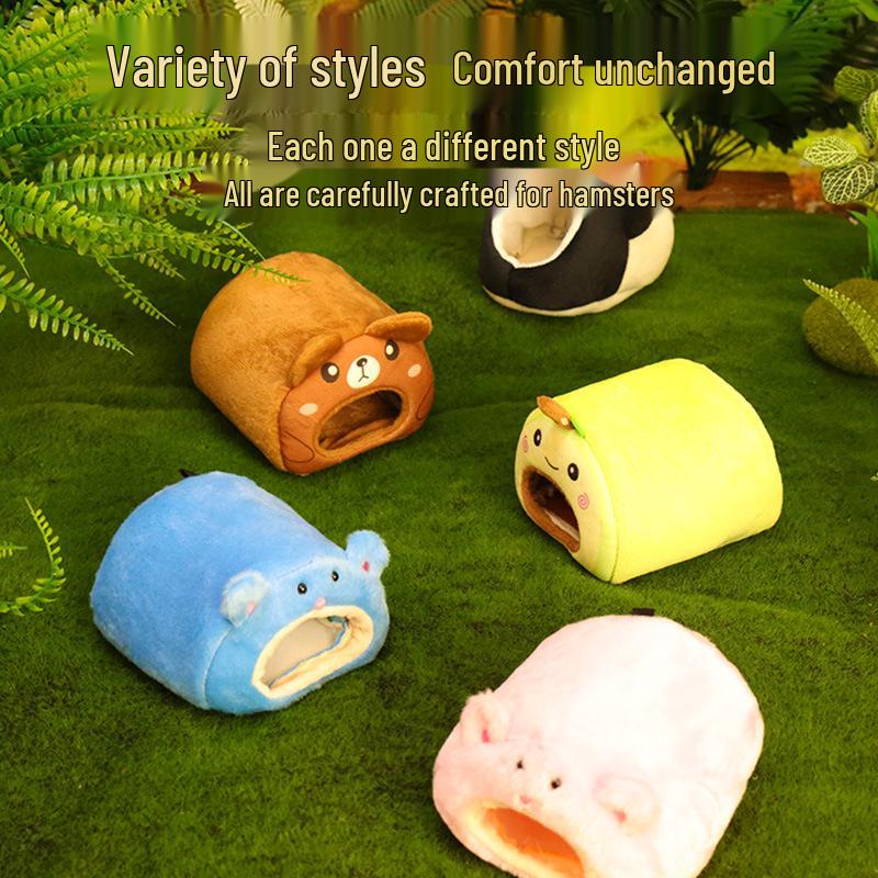 Winter Warm Cotton Nest for Small Pets: Hamsters, Chinchillas, Hedgehogs, Squirrels & Rabbits