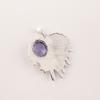 Iolite Gemstone 925 Sterling Silver Jewelry Stylish Pendant 1.49" Gift For Her CP-28-5