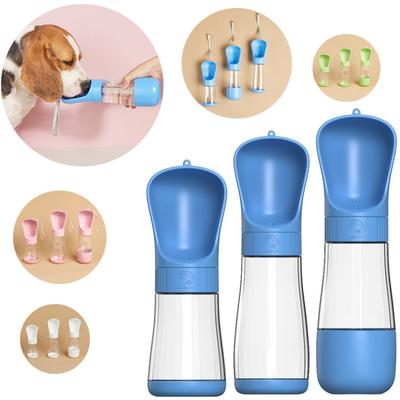 Bouteille d'eau pour chien 2 en 1 pour petits et grands chiens, chats, étanche, portable, abreuvoir pour chiot, distributeur de nourriture, schnauzer, beagle, fournitures pour animaux de compagnie