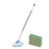 Mop For Cleaning Walls Rotatable Window Scrubber With Four Pads Multipurpose Cleaning Supplies For Ceiling Mirror Glass Window
