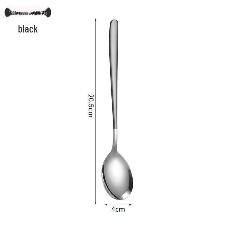 Di Rui En Stainless Steel Long Handle Cutlery (4-Piece Set)