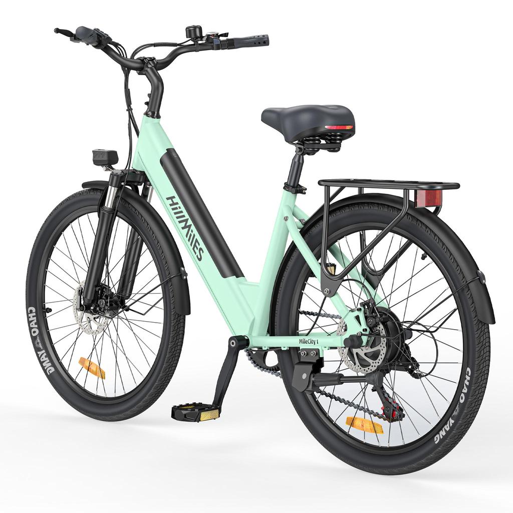 HillMiles MileCity 1 Urban Commuter E-Bike 250W 36V13Ah 26 Inch Tires With IP65 &120 Kg Load City Environmental Friendly Electric Bicycle