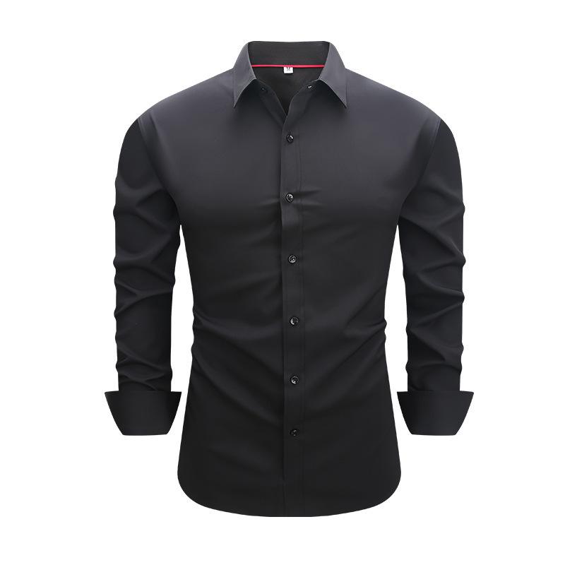 Men's Cross-Border Autumn/Winter Plaid Cotton Long-Sleeve Casual Business Shirt