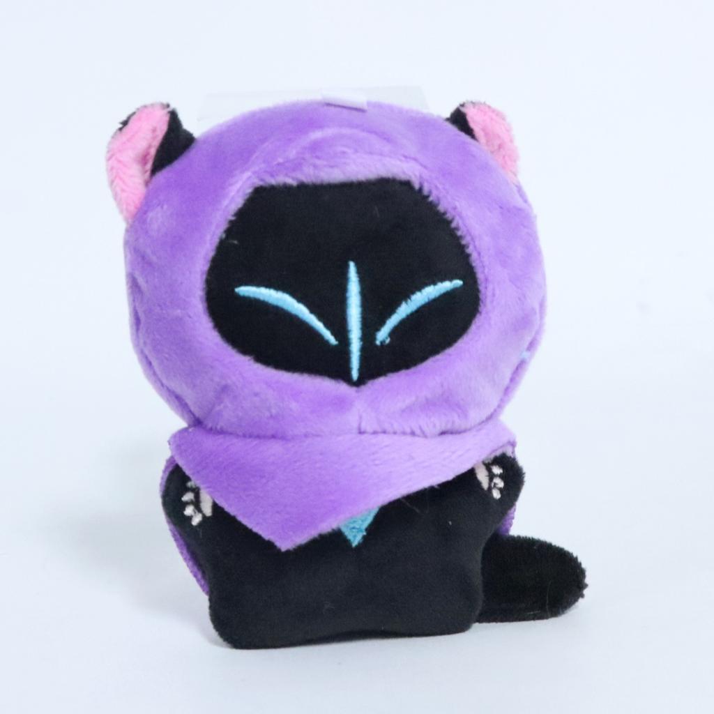 Jeu Valorant Omen Chat Périphériques de Jeu Peluche Mignon Doux Animal en Peluche Poupée Pour Enfants Fans Cadeau d'Anniversaire Parfait Décoration de Maison